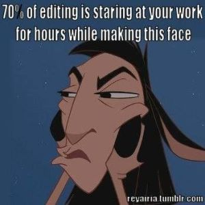 editing face